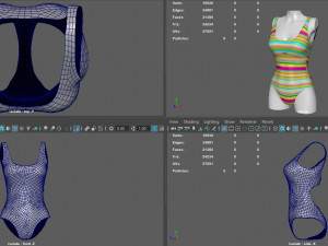 swimsuit Model 3D
