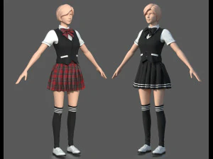 terno mulher 2 Modelo 3D