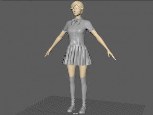 suit woman 2 3D Model