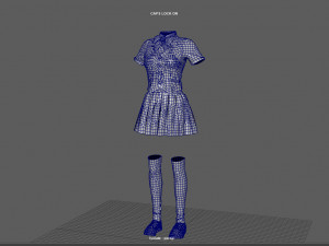 suit woman 2 3D Model