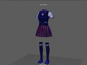 suit woman 2 3D Model