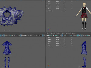suit woman 2 3D Model