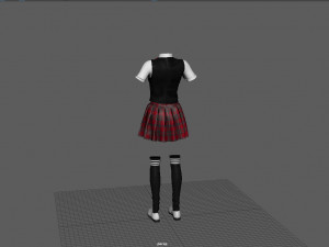 suit woman 2 3D Model