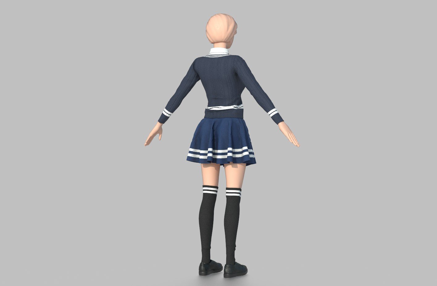 Ivory school uniform set pubg фото 68