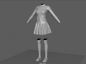 school uniform 3D 모델