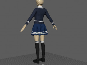 school uniform 3D 모델