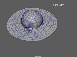 bikini 3 and hat gift Modelo 3D