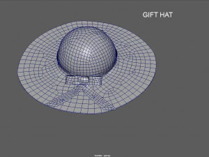 bikini 3 and hat gift 3D Model