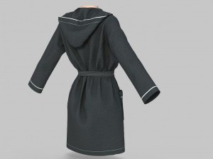 bathrobe woman 3D मॉडल