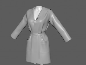 bathrobe woman 3D मॉडल