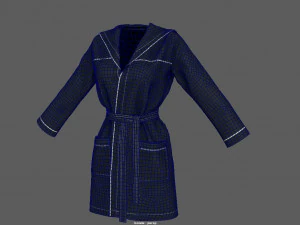 bathrobe woman 3D Model