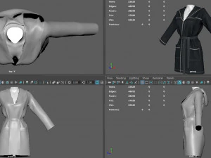 bathrobe woman 3D Model