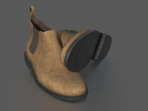 leather boots 3D Model