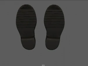 leather boots 3D Model