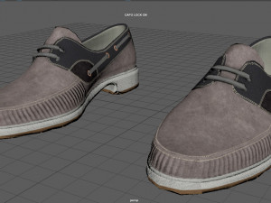 boat shoes 3D 模型