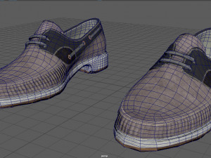 boat shoes 3D 模型