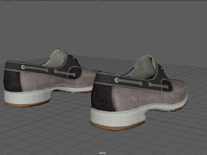 boat shoes 3D 模型