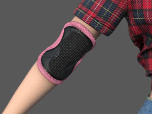 roller skater girl 3D Model