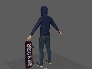 фігурист 3D Модель