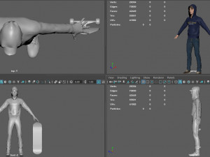 skater man 3D Model