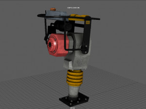 tamping rammer Modello 3D