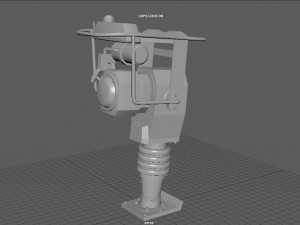 tamping rammer Modello 3D