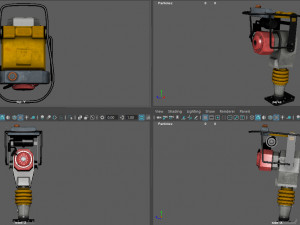 tamping rammer Modello 3D