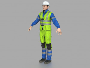 construccion worker 3D Model