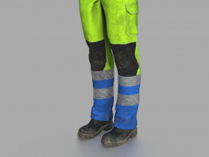 construccion worker 3D Model