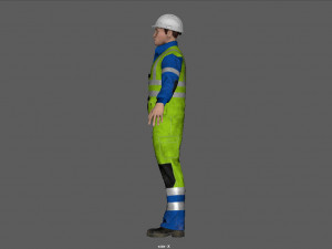 construccion worker 3D Model