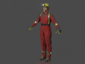 miner man Modelo 3D