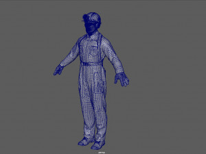 miner man Modelo 3D