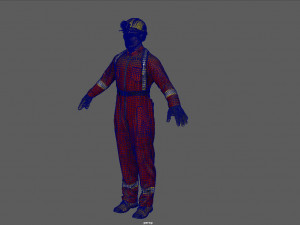 miner man Modelo 3D