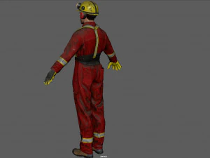 miner man 3D Model