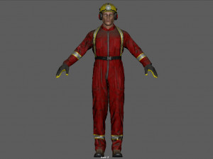 miner man Modelo 3D