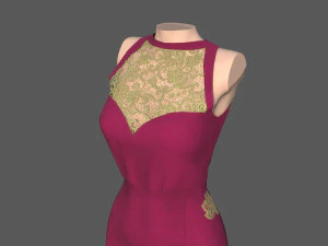Formal dress 3D Model