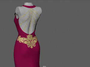 Formal dress 3D Model