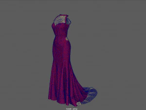 Formal dress 3D Model