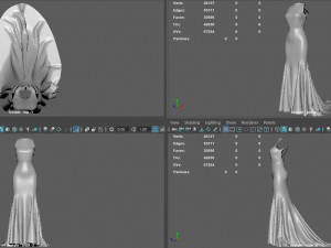 Formal dress 3D Model
