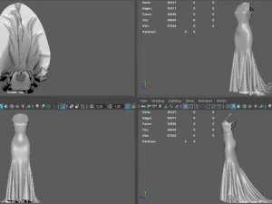 Formal dress 3D Model
