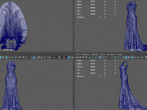Formal dress 3D Model