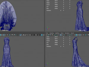 Formal dress 3D Model