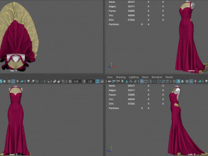Formal dress 3D Model