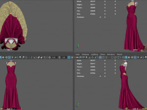 Formal dress 3D Model