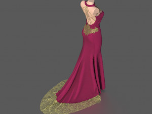 Formal dress 3D Model