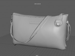 woman bag 2 3D Model
