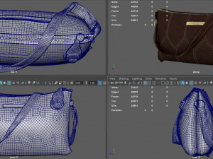 woman bag 2 3D Model