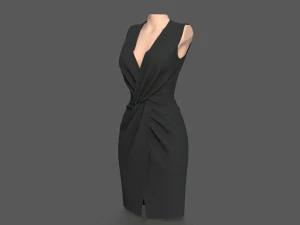 elegant dress 3D Model