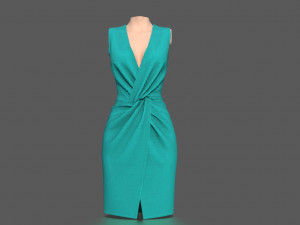 elegant dress 3Dモデル