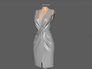 elegant dress 3Dモデル